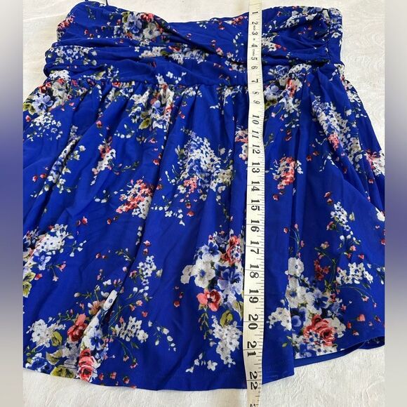 Torrid Blue Ruched Bustier Camisole - Picture 9 of 12